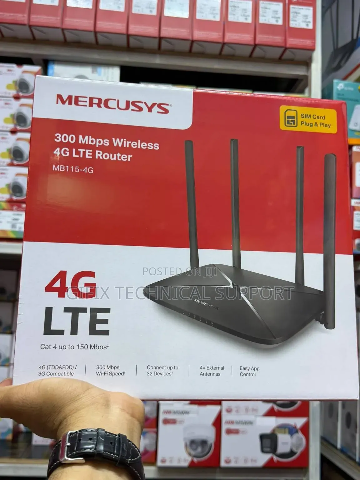 MERCUSYS 4G LTE Router MB115-4G – Internet Ya Haraka Popote Ulipo!