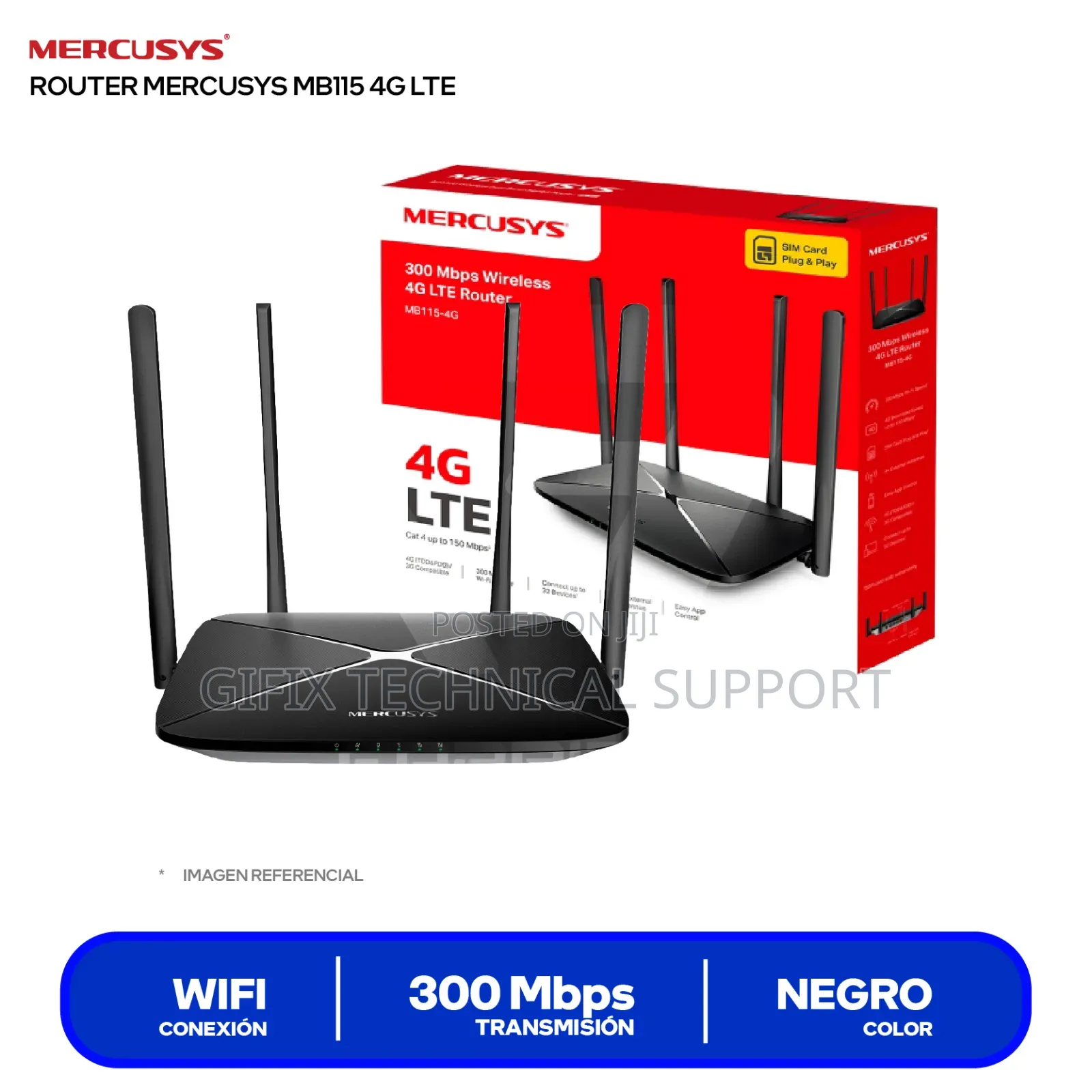 MERCUSYS 4G LTE Router MB115-4G – Internet Ya Haraka Popote Ulipo!