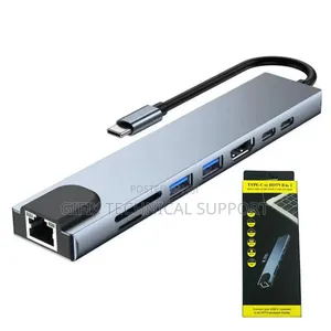  Type-C to HDTV 8-in-1 USB-C Hub