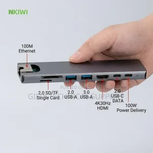  Type-C to HDTV 8-in-1 USB-C Hub