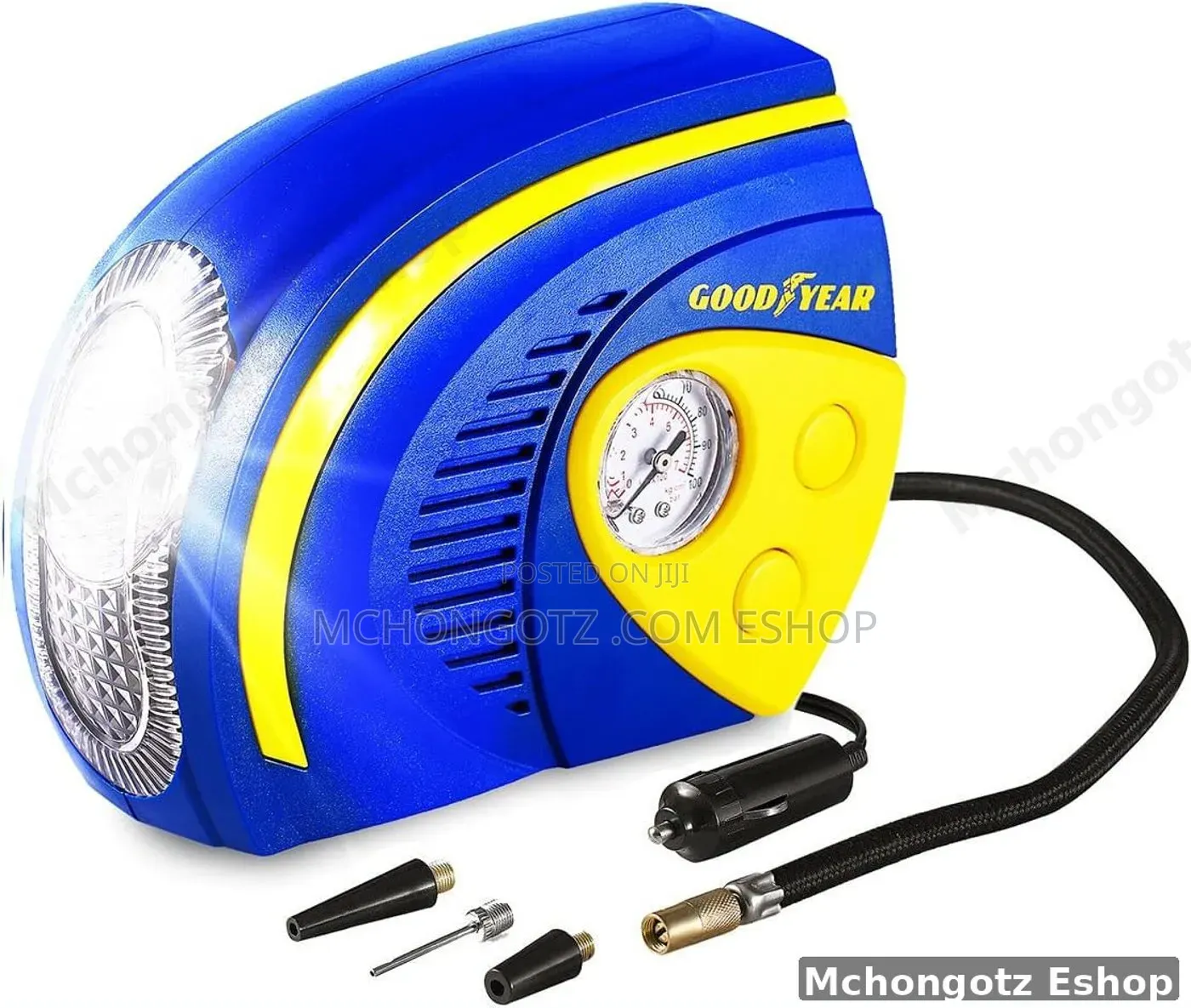 12v Air Compressor With Ligth | Goodyear 12v Car Tyre Inflator