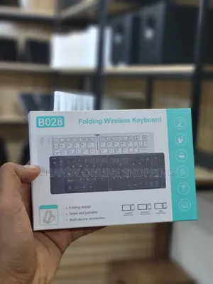 B028 Folding Wireless Keyboard Featuring a Foldable Design,