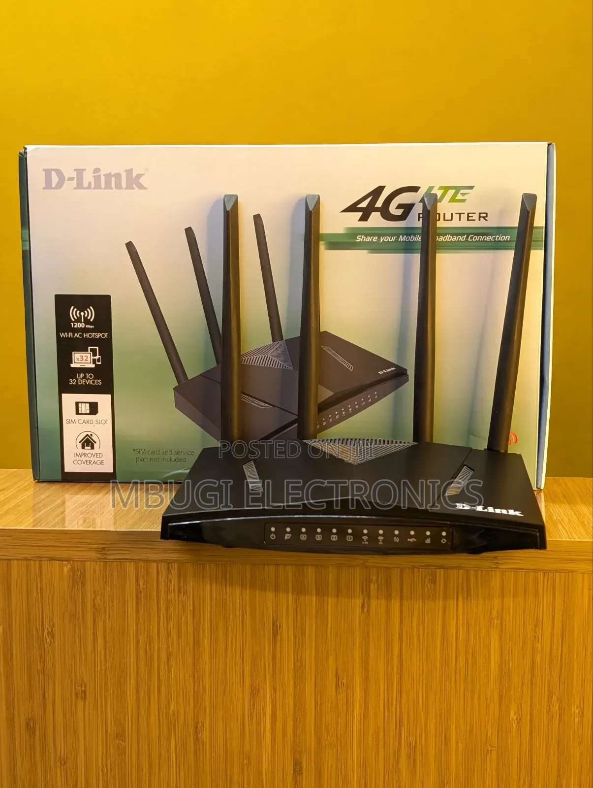 D Link 4g/5g Wireless Router M960 A2 Dual Band (2.4GHz +5GHz)