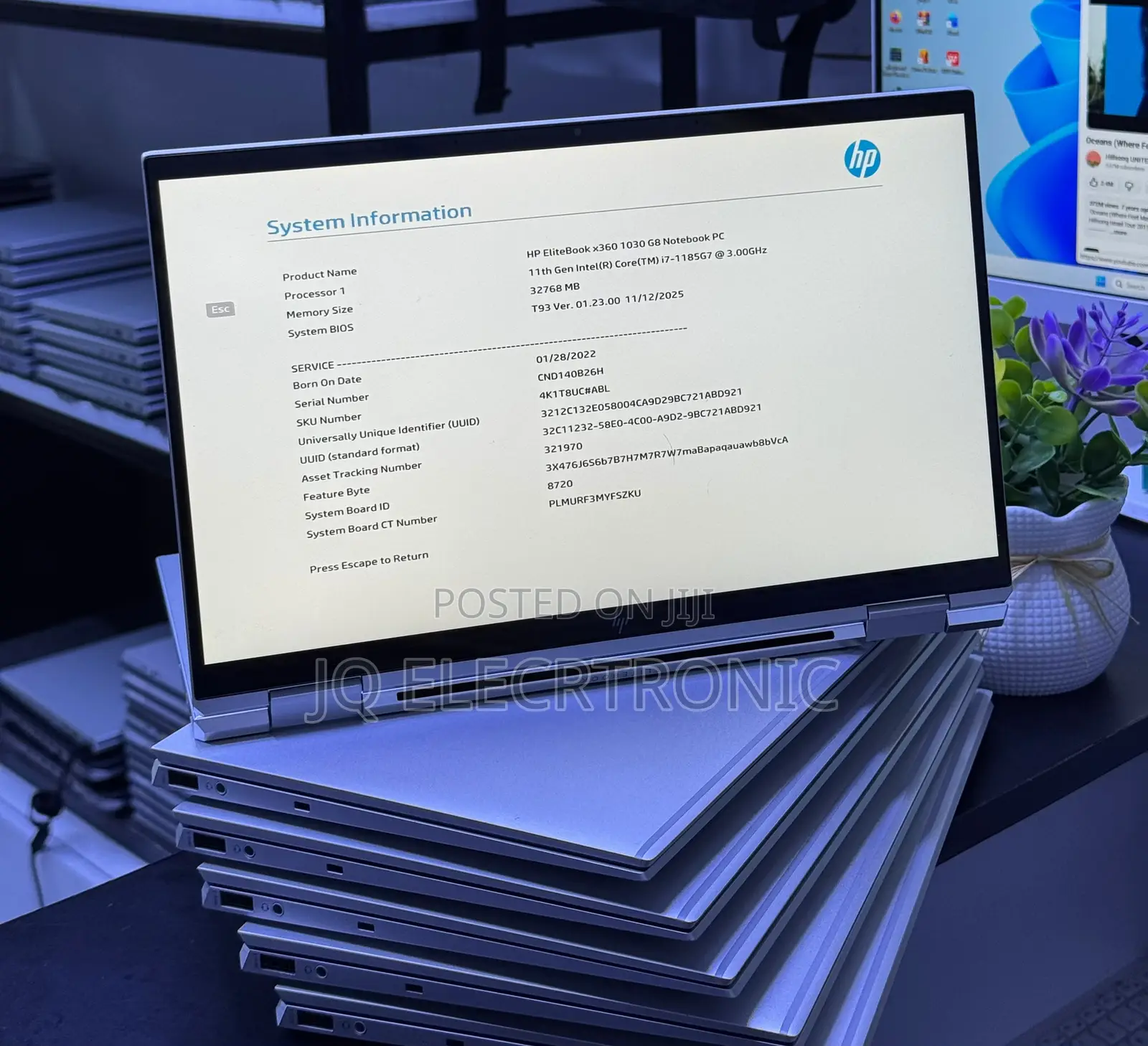 Laptop HP EliteBook x360 1030 G8 32GB Intel Core i7 SSD 512GB