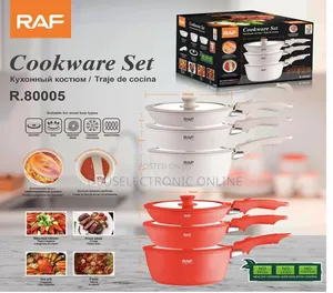 Clearance Price 
*RAF 7pc Cookware Set Wok Pan