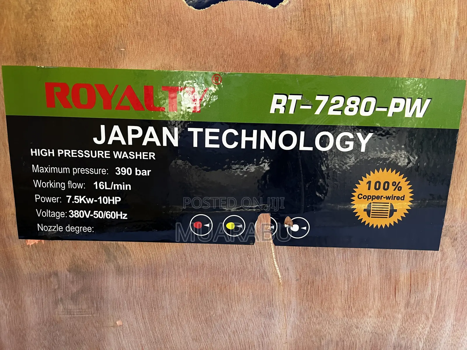 Royalty Rt 7280 HIGH PRESSURE WASHER