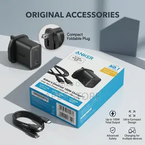 Anker Nano Charger 100W With USB-C Cable