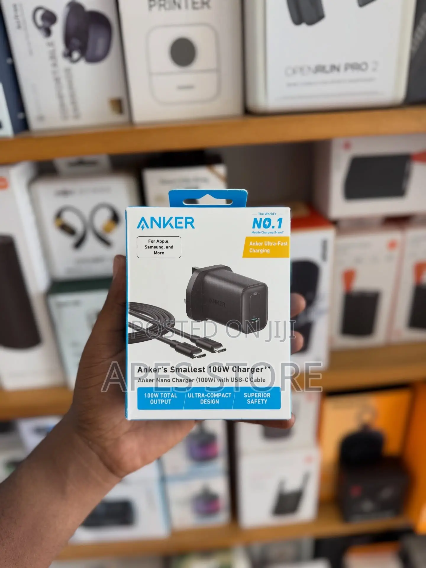 Anker Nano Charger 100W With USB-C Cable