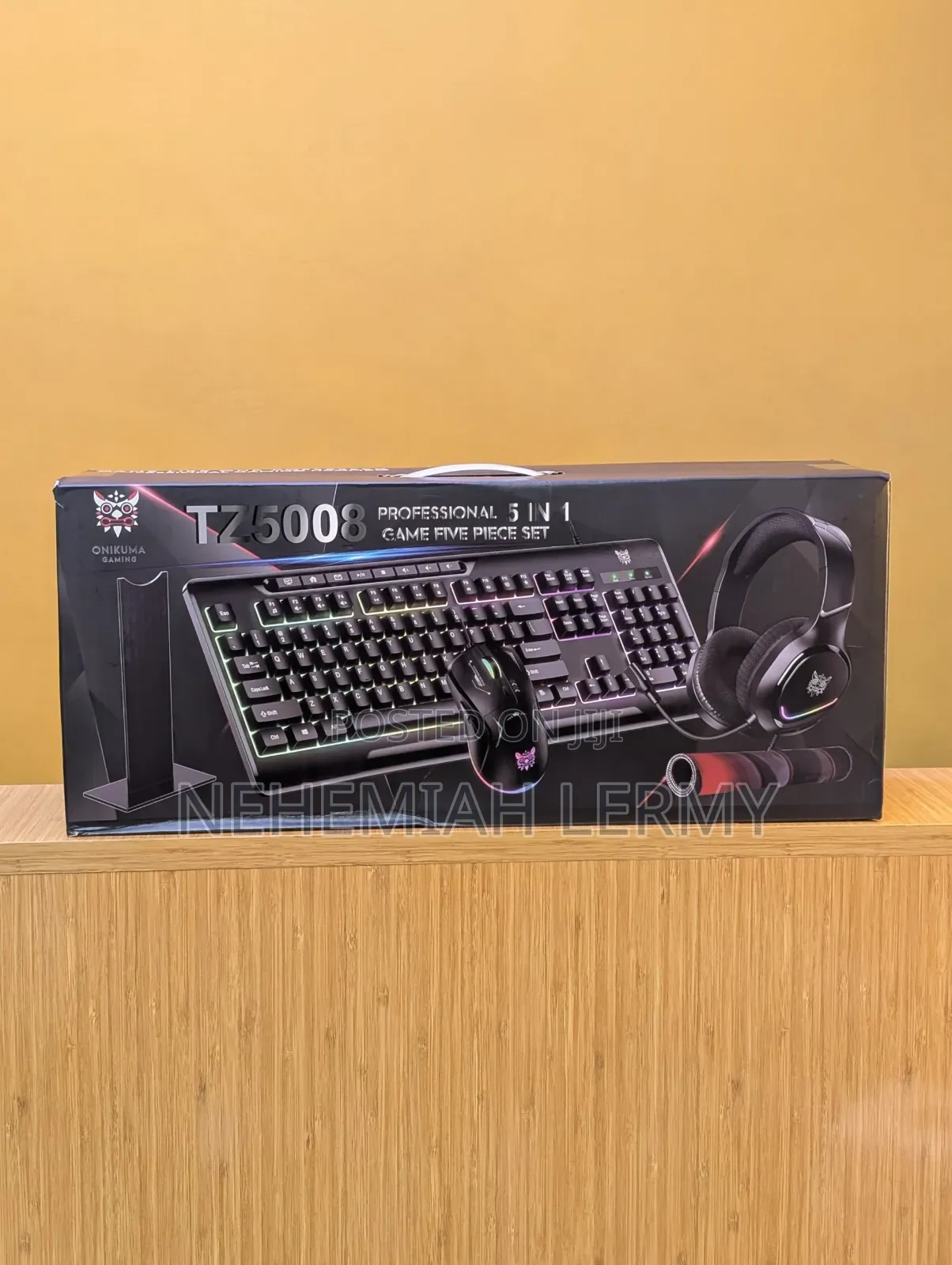 5 in 1 Wired Gaming Keyboard With Headset and Mouse