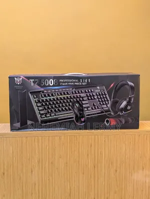 5 in 1 Wired Gaming Keyboard With Headset and Mouse