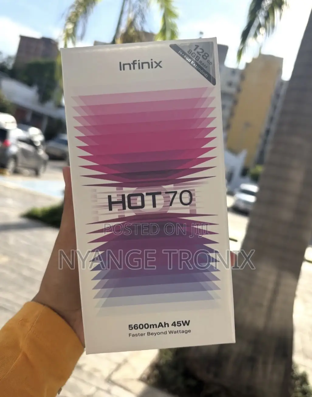 New Infinix Hot 70 128 GB Purple