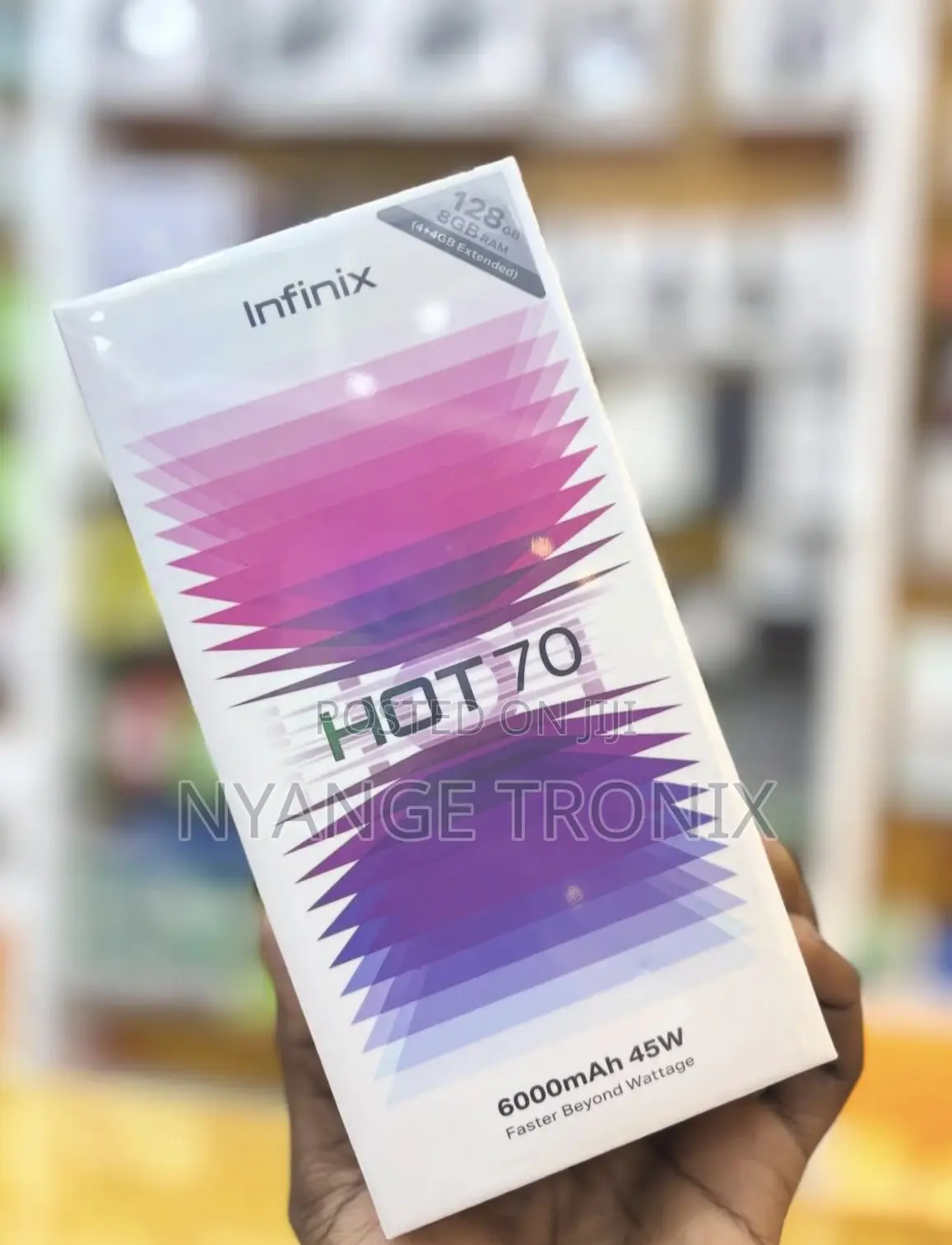New Infinix Hot 70 128 GB Blue
