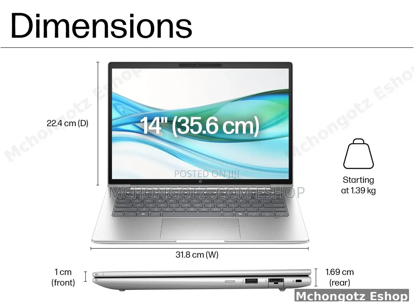 New Laptop HP ProBook 440 G1 8GB Intel Core Ultra 5 SSD 512GB