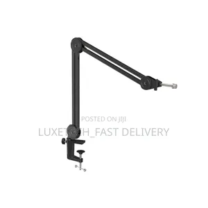 Heavy Duty Microphone Boom Arm Stand – For Condenser Mics, Podcasting