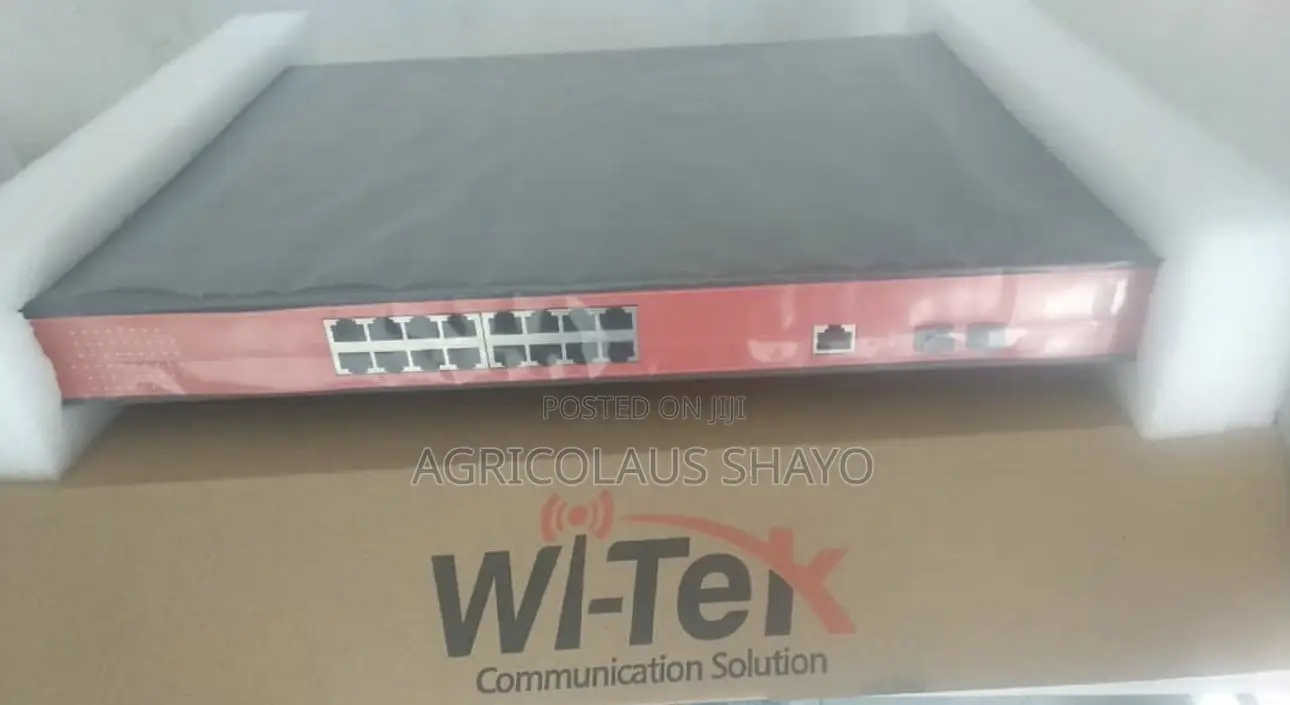 Witek 16 Port PoE Switch – 16 X 10/100/1000Mbps PoE Ports