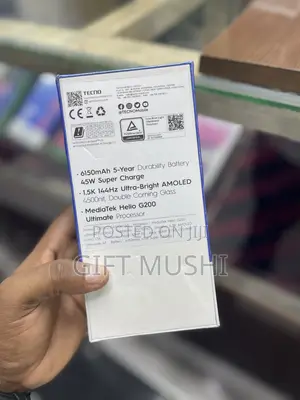 New Tecno Camon 50 256 GB Silver