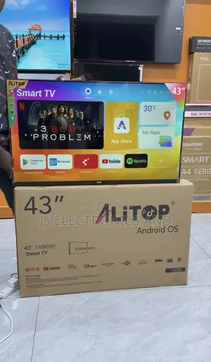 Alitop TV Inch 43 Smart Full HD Free Wall Braket