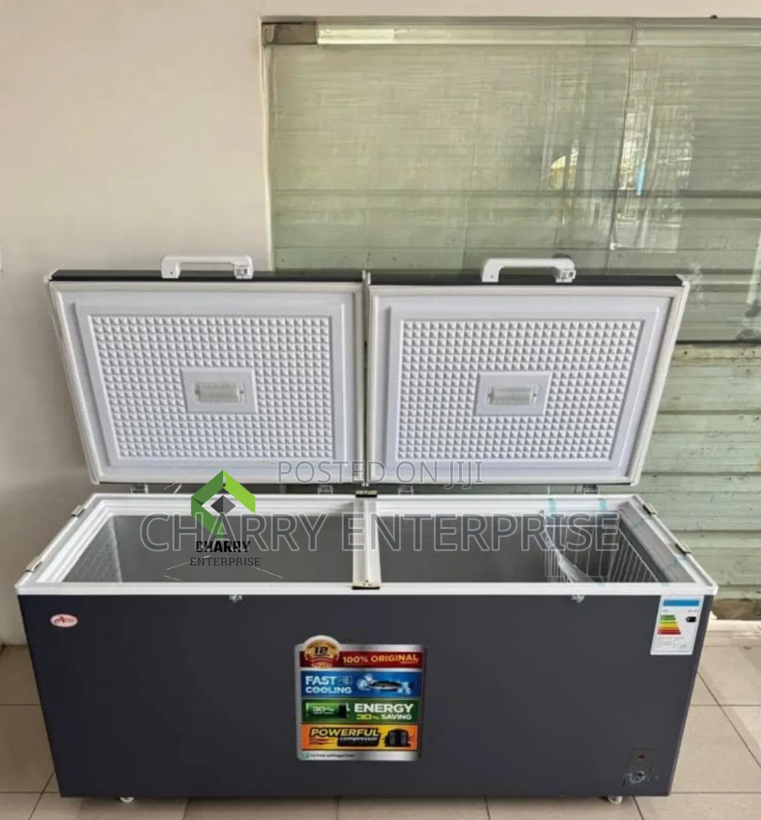 AERO Chest Freezer Doyble Door 600L ACF 600 for Business and Home Use
