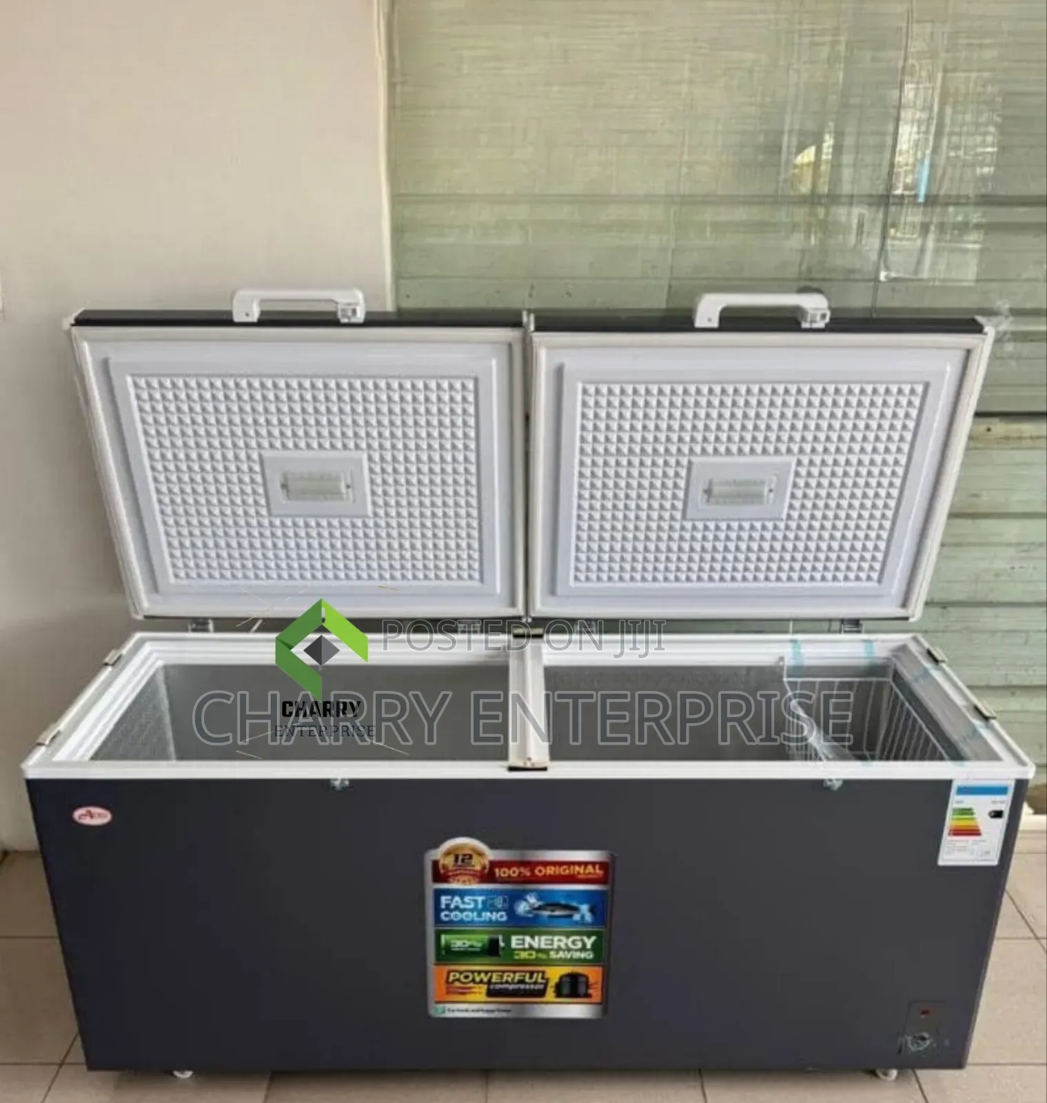 AERO Chest Freezer Doyble Door 600L ACF 600 for Business and Home Use