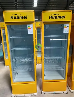 Huamei Commercial Showcase Fridge 409L Beverage Cooler Display