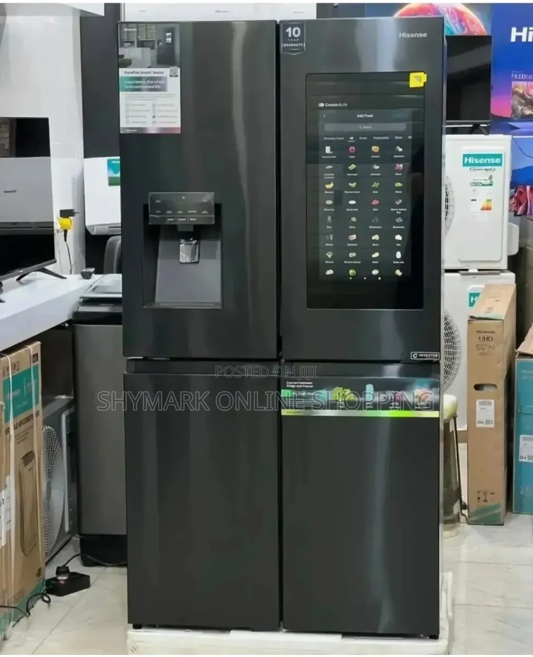 Hisense Refrigerator With Smart Touchscreen 536L
