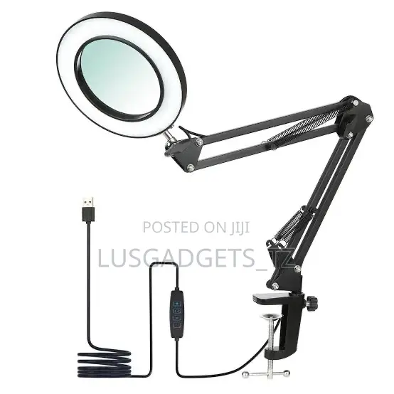 Desktop Magnifying Ring Light – Taa Ya Mezani Yenye Kioo Cha Kukuza