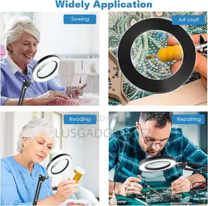 Desktop Magnifying Ring Light – Taa Ya Mezani Yenye Kioo Cha Kukuza