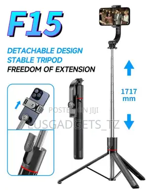 F15 Smart Selfie Stick Tripod Stand – Mpya Kabisa (Brand New)