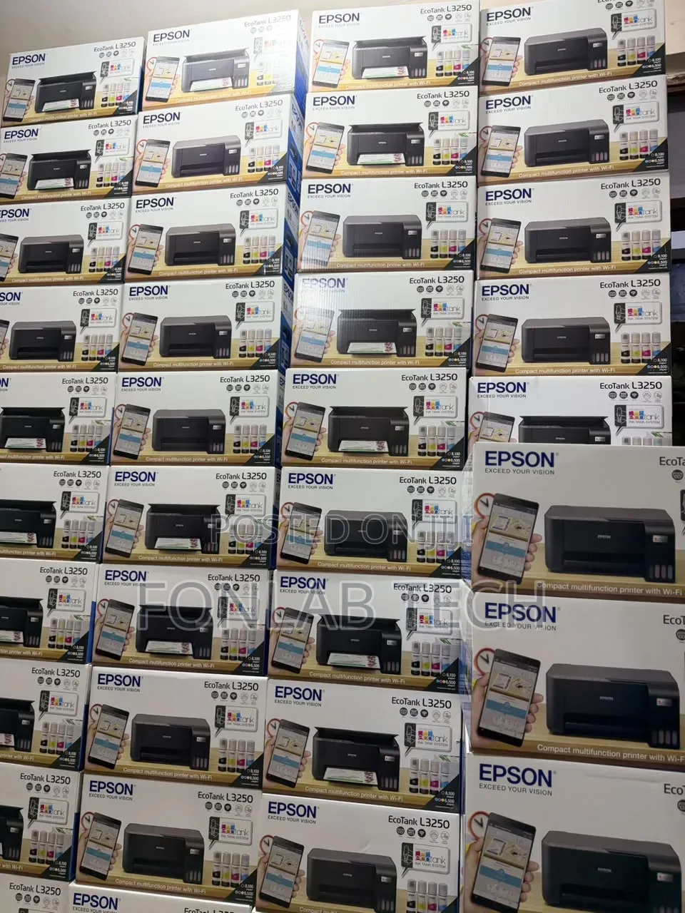 Epson L3250 Print Copy Scan Wireless Black Color