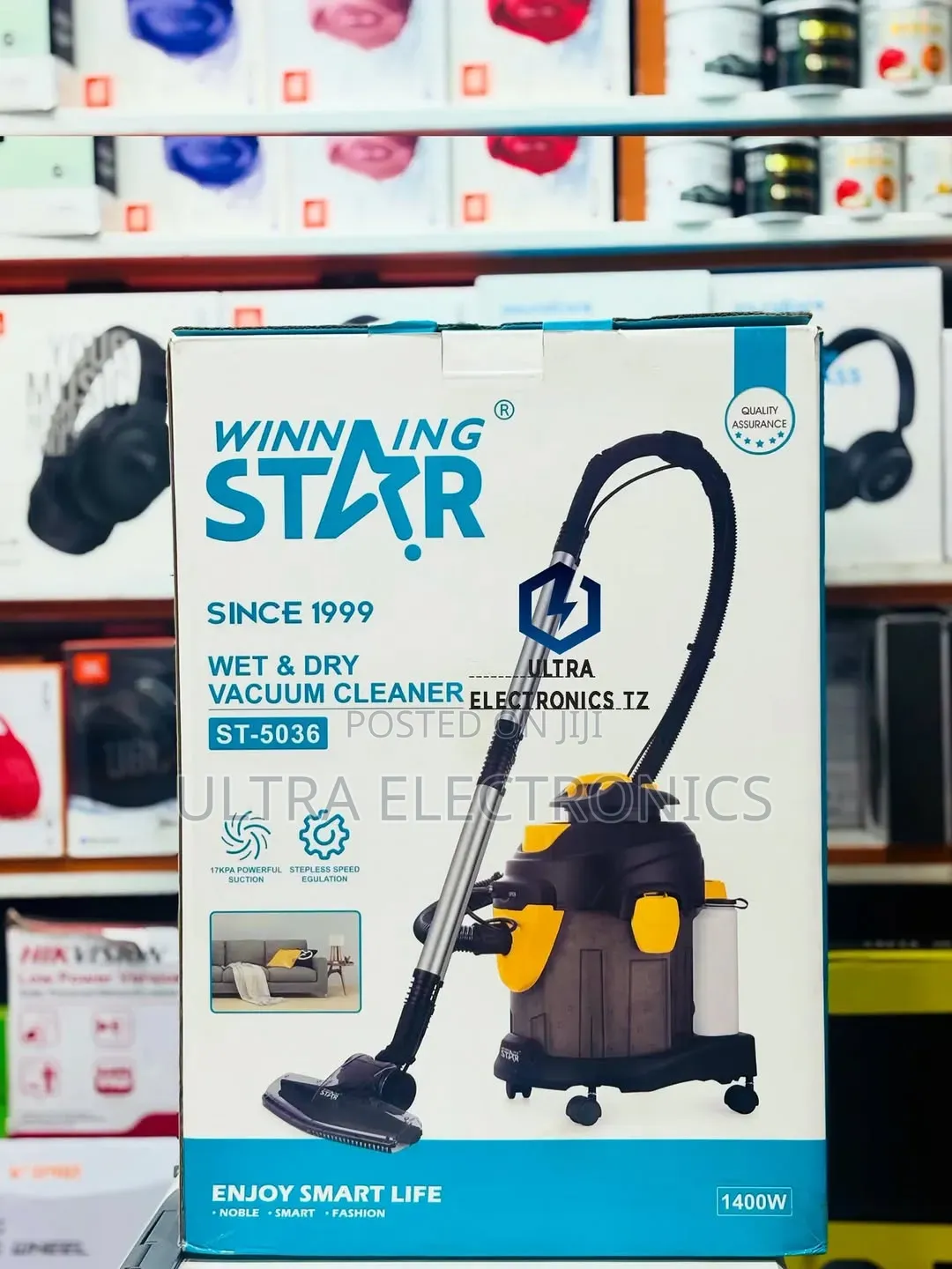 WINNING STAR Vacuum Cleaner With 15 Litres Amd 1400 Watts
