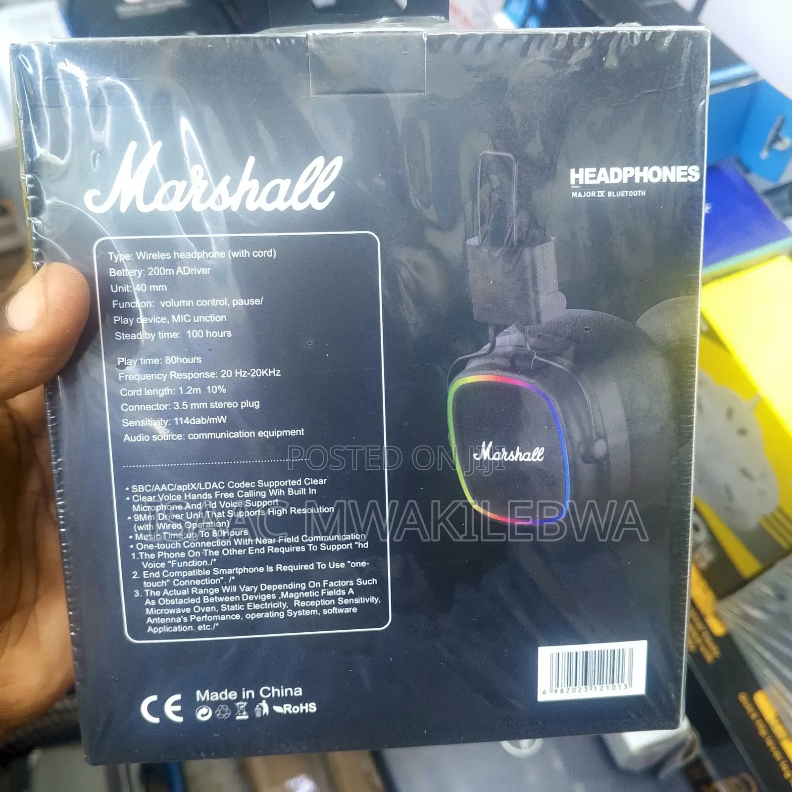 Marshall Good Sounding Head Phones