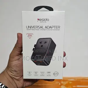 Mc47 Yesido Universal Adapter 25watts Upto 2500watts Multiplug