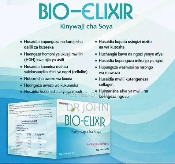 Faida Ya Bio-Elixir Ujana Wa Uhakika