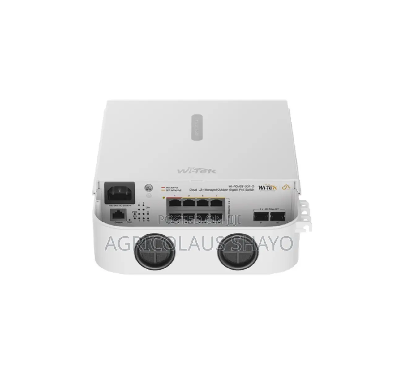 WITEK 8×10/100/1000 Gigabit PoE+ RJ-45 Ports and 2 Gigabit SFP