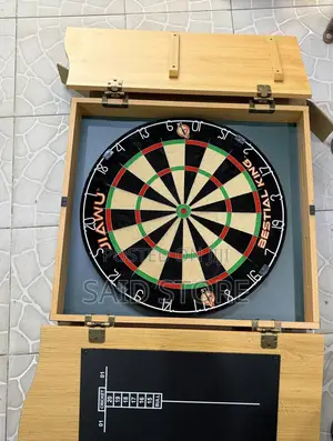 High Quality Deluxe Solid Wood Dartboard Cabi