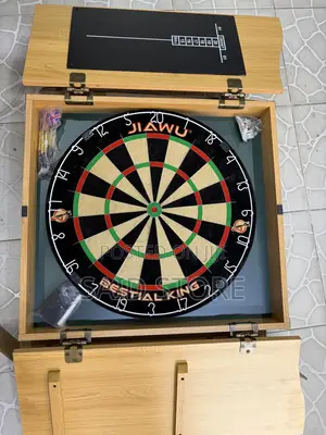 High Quality Deluxe Solid Wood Dartboard Cabi