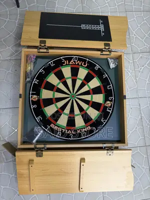 High Quality Deluxe Solid Wood Dartboard Cabi