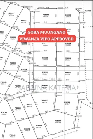 Viwanja Vizuri Vinauzwa Goba Muungano-Tsh140,000 Kwa SQM