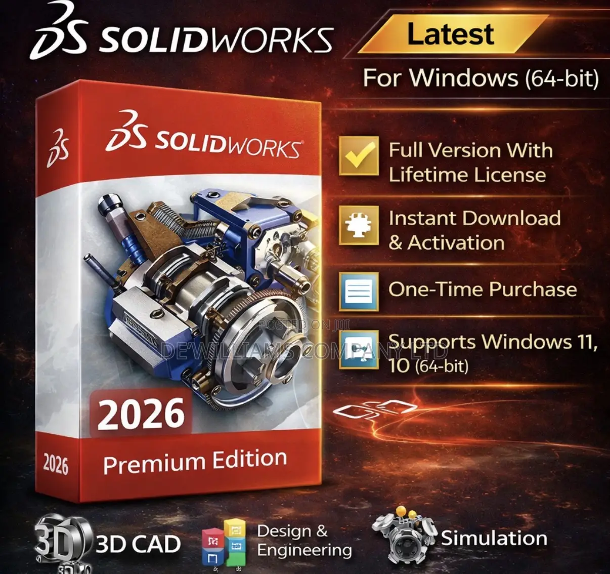 Solidworks 2026 Premium Edition (Lifetime Activation)