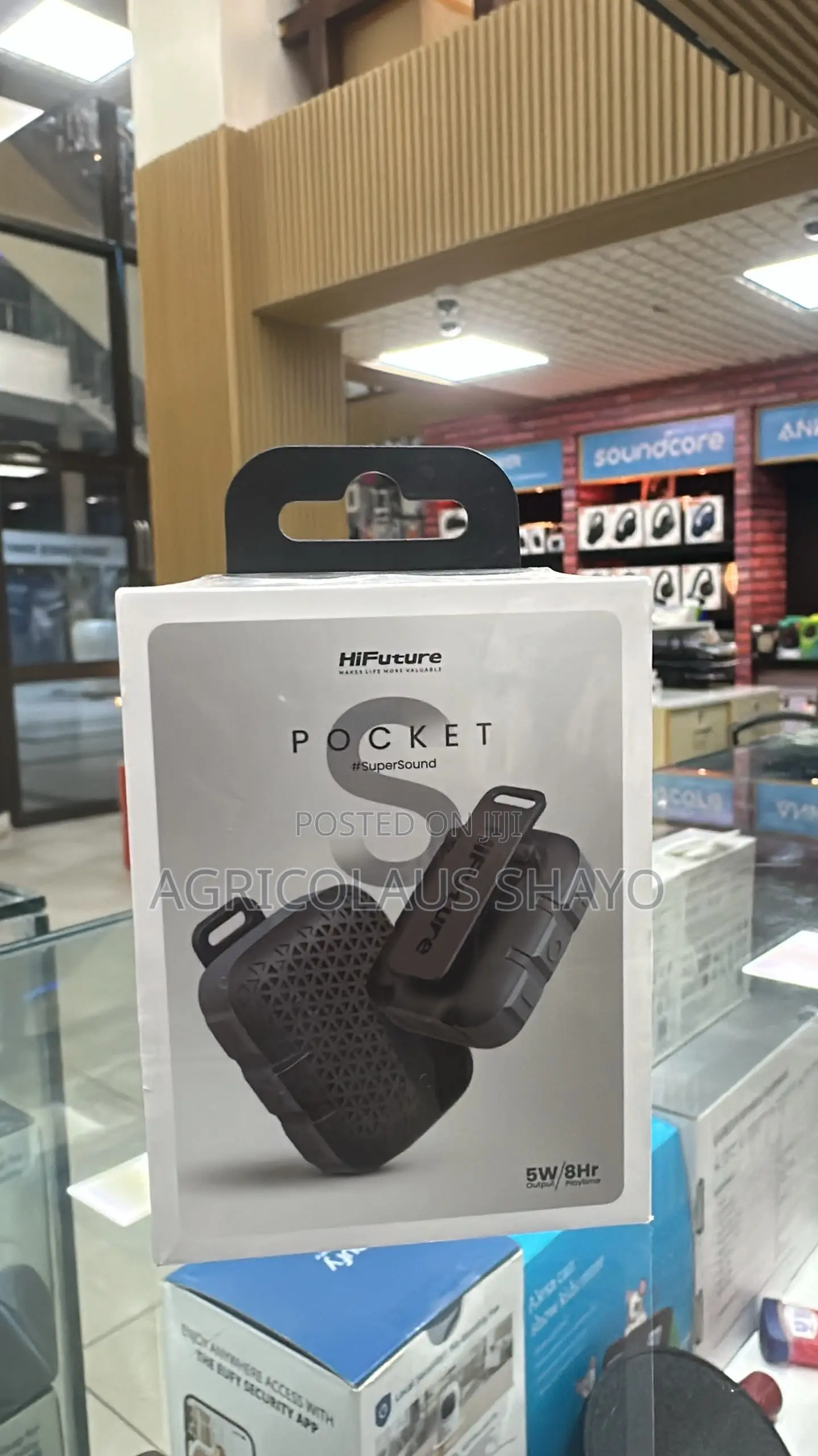 HiFuture Pocket S Mini Clip-on Bluetooth Speaker (5W / 8Hr Playtime)