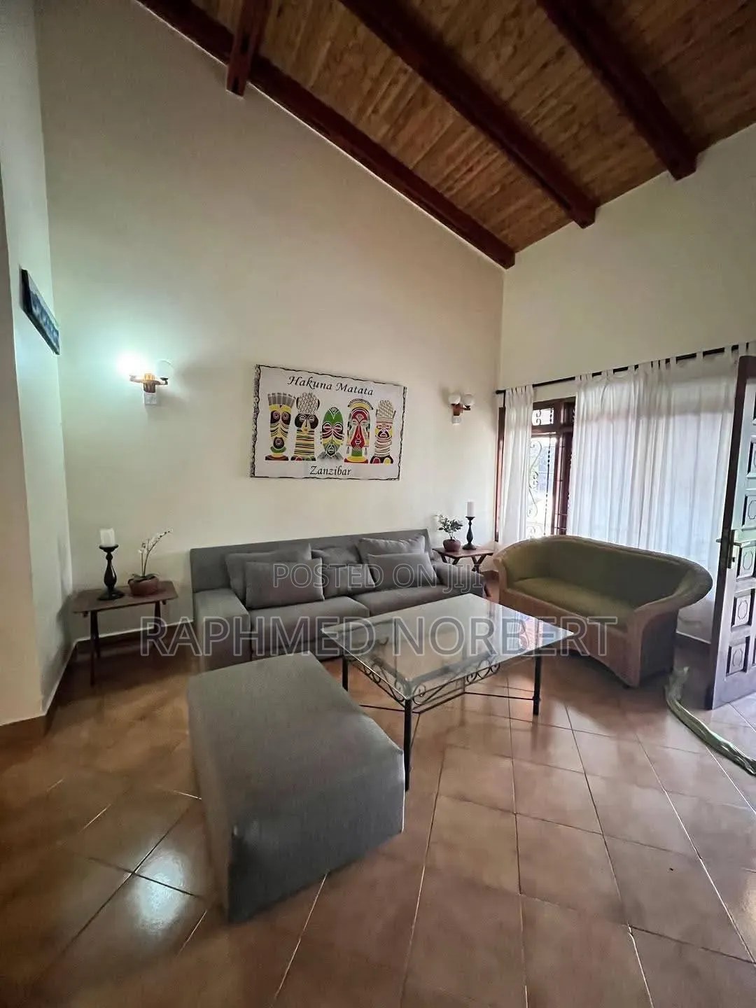 Furnished 4bdrm House in Tanzania Realestates, Njiro for rent