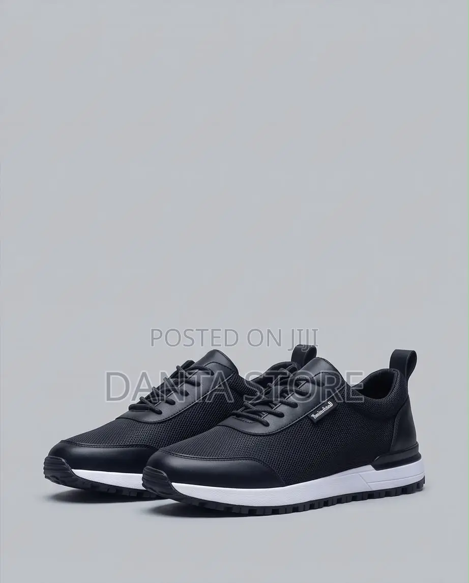 Black Timberland Low- Top Mesh Sneaker