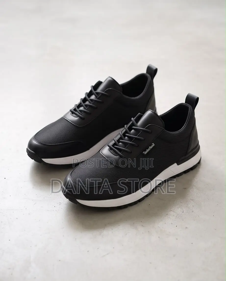 Black Timberland Low- Top Mesh Sneaker
