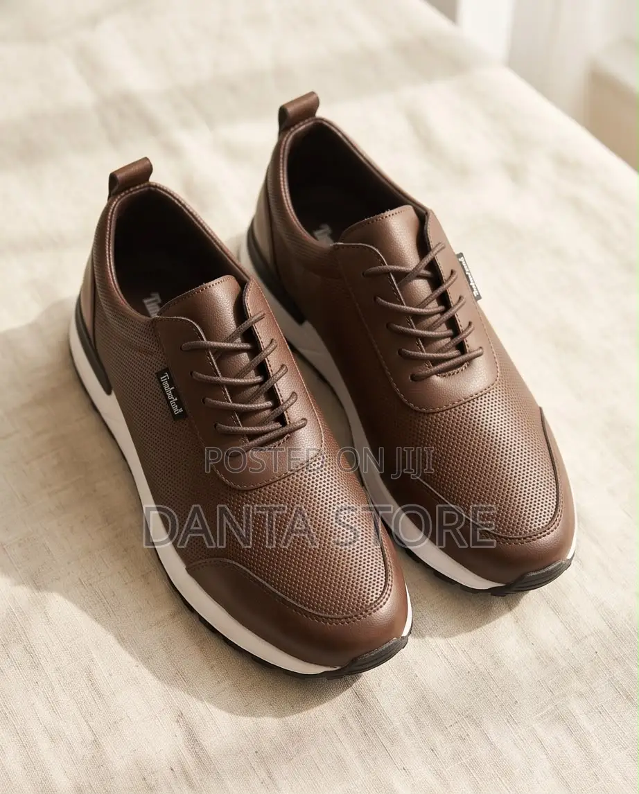 Coffee Timberland Low-Top Mesh Sneaker