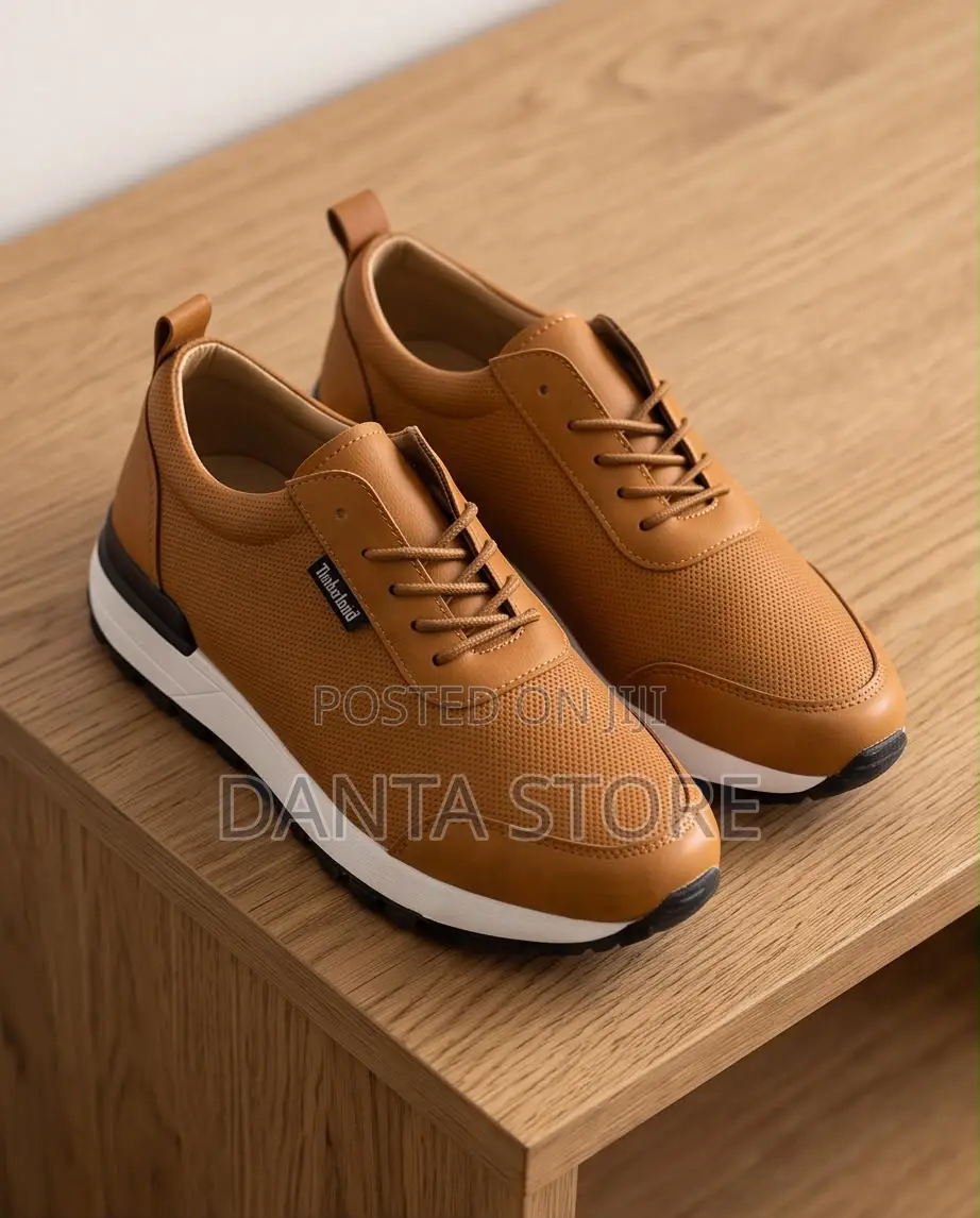 Brown Timberland Low-Top Mesh Sneaker