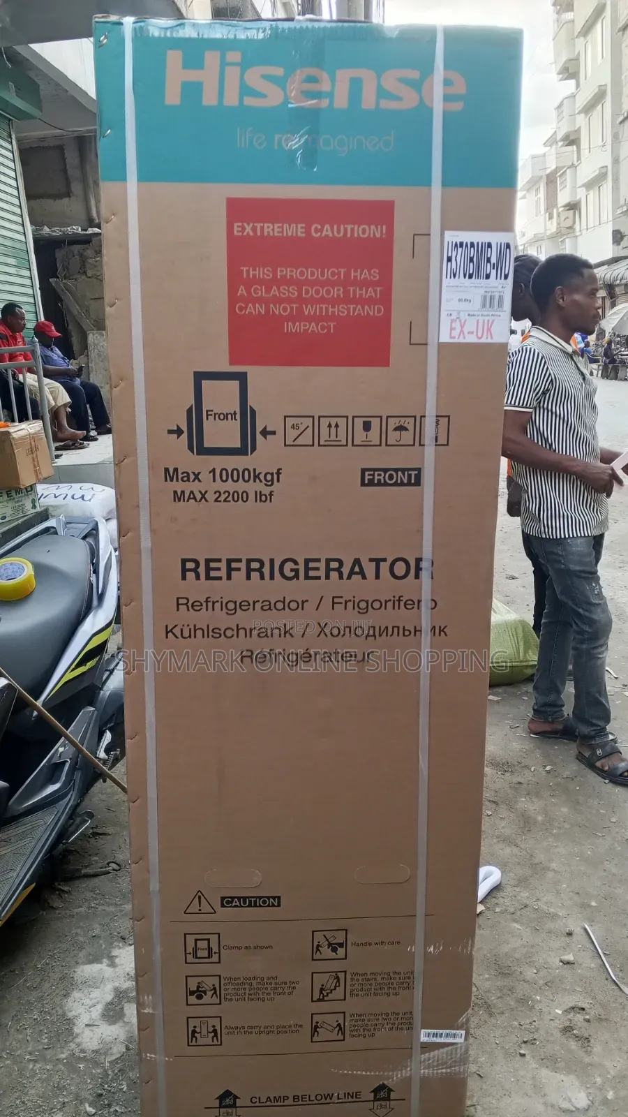 Hisense Refrigerator Double Door 269L (H370bmib-Wd)