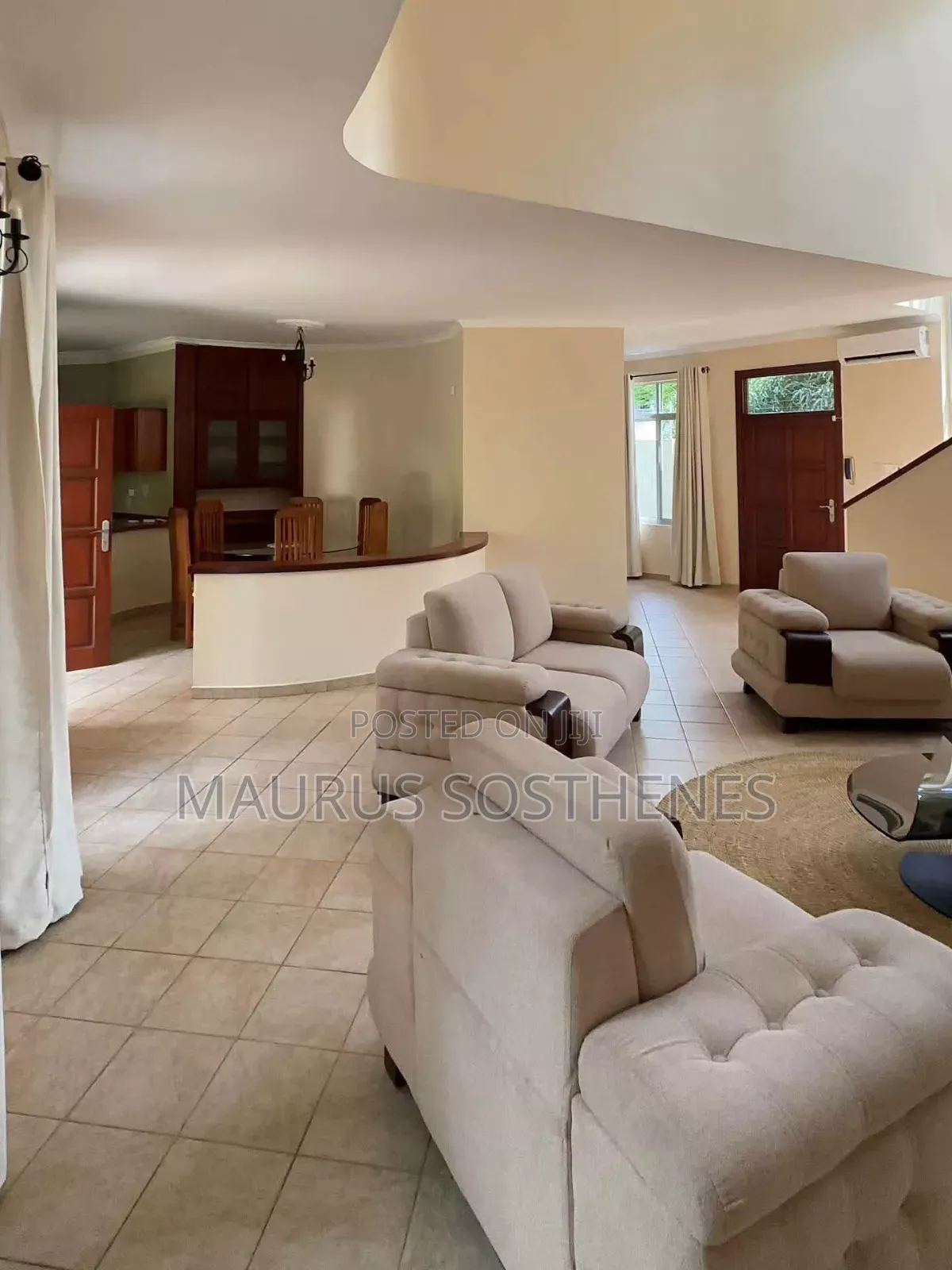 Furnished 3bdrm Villa in Mikocheni B for rent