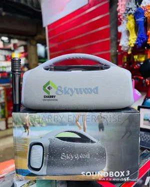 Skywood Boombox3 Rechargeable Soundbox 24e 120w Water Proof With Mic
