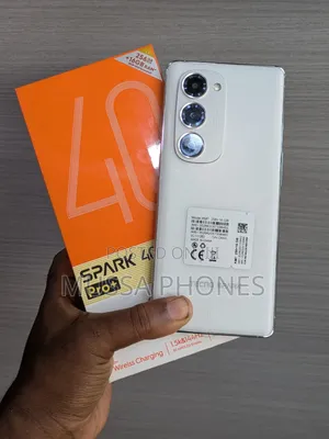 New Tecno Spark 40 Pro+ 256 GB White