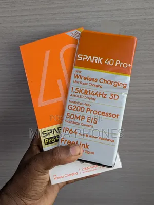 New Tecno Spark 40 Pro+ 256 GB White